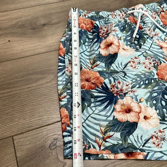 Franks Australia 5.5” Maui Sky Floral Print Swim‎ Trunks Size XL - Picture 10 of 11